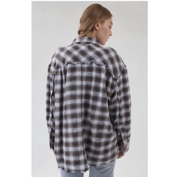 Urban Outfitters Long Sleeve Button Down Plaid Flannel Shirt. - Picture 2 of 9